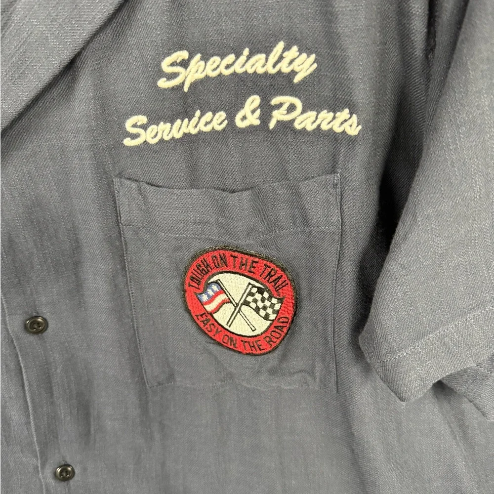 Lucky Brand Men’s 3XL Embroidered Short Sleeve Shirt - New without tag - Picture 3 of 8